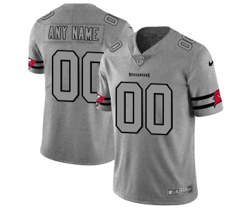 Nike Buccaneers Customized 2019 Gray Gridiron Gray Vapor Untouchable Limited Jersey