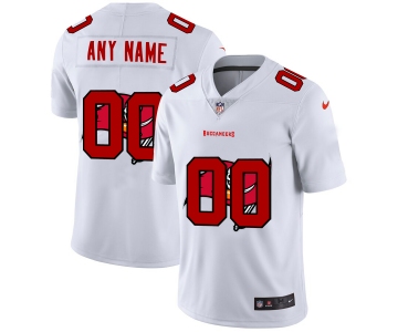 Nike Tampa Bay Buccaneers Customized White Team Big Logo Vapor Untouchable Limited Jersey