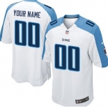 Kids' Nike Tennessee Titans Customized White Limited Jersey