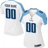 Women's Nike Tennessee Titans Customized White Game Jersey