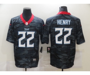 Men's Tennessee Titans #22 Derrick Henry 2020 Camo Limited Stitched Nike NFL Jersey