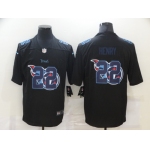 Men's Tennessee Titans #22 Derrick Henry Black 2020 Shadow Logo Vapor Untouchable Stitched NFL Nike Limited Jersey