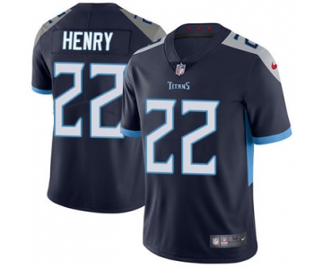 Men's Womens Youth Kids Tennessee Titans #22 Derrick Henry Nike Navy Blue Alternate Stitched NFL Vapor Untouchable Limited Jersey