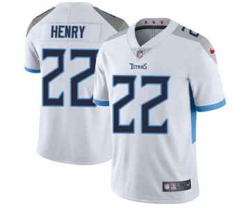 Men's Womens Youth Kids Tennessee Titans #22 Derrick Henry Nike White Stitched NFL Vapor Untouchable Limited Jersey
