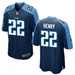 Youth Tennessee Titans #22 Derrick Henry Navy Blue Alternate Stitched NFL Nike Game Jersey