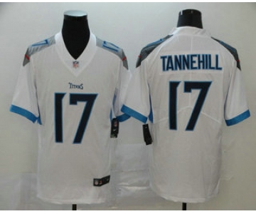 Men's Tennessee Titans #17 Ryan Tannehill Nike White New 2018 Vapor Untouchable Limited Jersey