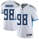 Men's Womens Youth Kids Tennessee Titans #98 Jeffery Simmons Nike White Stitched NFL Vapor Untouchable Limited Jersey