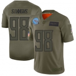 Nike Titans #98 Jeffery Simmons Camo Men's Stitched NFL Limited 2019 Salute To Service Jersey