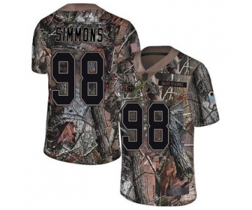 Titans #98 Jeffery Simmons Camo Men's Stitched Football Limited Rush Realtree Jersey