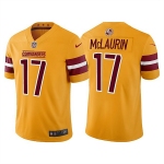 Men's Womens Youth Kids Washington Commanders #17 Terry McLaurin Gold Vapor Untouchable Stitched Football Jersey