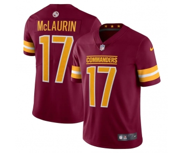 Men's Womens Youth Kids Washington Commanders #17 Terry McLaurin Nike Burgundy Vapor Limited Jersey