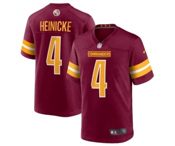 Men's Womens Youth Kids Washington Commanders #4 Taylor Heinicke Nike Burgundy Vapor Limited Jersey