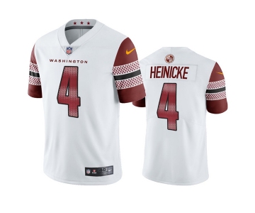 Men's Womens Youth Kids Washington Commanders #4 Taylor Heinicke White Vapor Untouchable Stitched Football Jersey