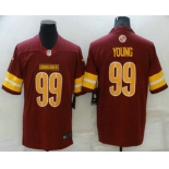 Men's Washington Commanders #99 Chase Young Red NEW 2022 Vapor Untouchable Stitched Nike Limited Jersey