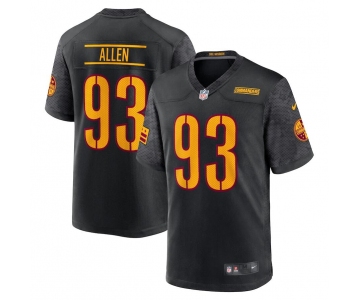 Men's Womens Youth Kids Washington Commanders #93 Jonathan Allen Nike Black Vapor Limited Jersey