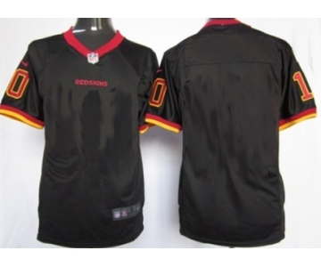 Men's Nike Washington Redskins Customized Black Limited Jersey