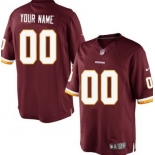 Men's Nike Washington Redskins Customized Red Limited Jersey