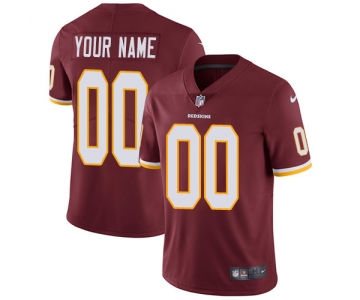 Men's Nike Washington Redskins Home Burgundy Red Customized Vapor Untouchable Limited NFL Jersey