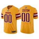 Men's Womens Youth Kids Washington Commanders Active Player Custom Gold Vapor Untouchable Stitched Football Jersey