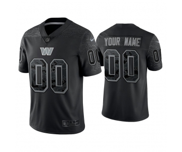 Men's Womens Youth Kids Washington Commanders Custom Nike Black Vapor Limited Jersey