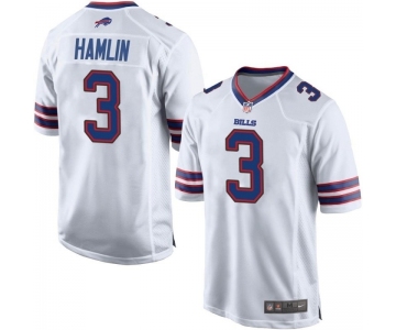 Men's Womens Youth Kids Buffalo Bills #3 Damar Hamlin White Stitched NFL Vapor Untouchable Limited Jersey