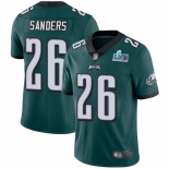 Mens Womens Youth Kids Philadelphia Eagles #26 Miles Sanders Green Super Bowl LVII Patch Stitched Limited Rush Jersey