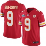 Mens Womens Youth Kids Kansas City Chiefs #9 JuJu Smith-Schuster Red Team Color Super Bowl LVII Patch Stitched Vapor Untouchable Limited Jersey
