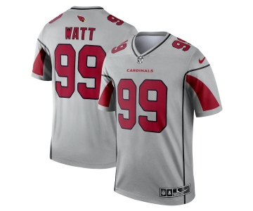 Mens Womens Youth Kids Arizona Cardinals #99 J.J. Watt Nike Silver Inverted Legend Jersey