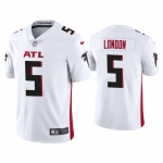 Mens Womens Youth Kids Atlanta Falcons #5 Drake London Nike White Vapor Untouchable Limited NFL Stitched Jersey