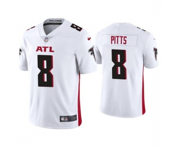 Mens Womens Youth Kids Atlanta Falcons #8 Kyle Pitts Nike White Vapor Untouchable Limited NFL Stitched Jersey