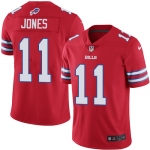 Mens Womens Youth Kids Buffalo Bills #11 Zay Jones Red Stitched NFL Limited Rush Jersey