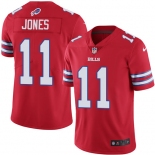 Mens Womens Youth Kids Buffalo Bills #11 Zay Jones Red Stitched NFL Limited Rush Jersey