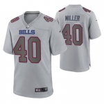 Mens Womens Youth Kids Buffalo Bills #40 Von Miller Gray Atmosphere Nike Jersey