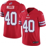 Mens Womens Youth Kids Buffalo Bills #40 Von Miller Red Stitched NFL Elite Rush Jersey