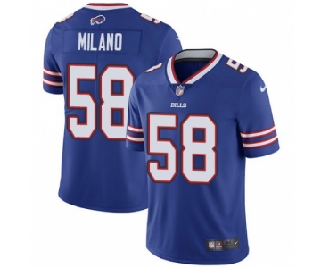 Mens Womens Youth Kids Buffalo Bills #58 Matt Milano Royal Blue Vapor Untouchable Limited Jersey