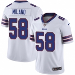 Mens Womens Youth Kids Buffalo Bills #58 Matt Milano White Stitched NFL Vapor Untouchable Limited Jersey