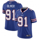 Mens Womens Youth Kids Buffalo Bills #91 Ed Oliver Royal Blue Vapor Untouchable Limited Jersey