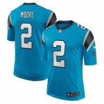 Mens Womens Youth Kids Carolina Panthers #2 D.J. Moore Nike Blue Vapor Limited Jersey