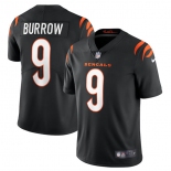 Mens Womens Youth Kids Cincinnati Bengals #9 Joe Burrow Black Vapor Limited Stitched NFL Jersey