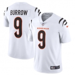 Mens Womens Youth Kids Cincinnati Bengals #9 Joe Burrow White Vapor Limited Stitched NFL Jersey