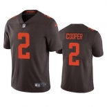 Mens Womens Youth Kids Cleveland Browns #2 Amari Cooper Brown Color Rush Vapor Untouchable Limited Stitched jersey
