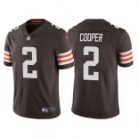 Mens Womens Youth Kids Cleveland Browns #2 Amari Cooper Brown Vapor Untouchable Limited Stitched Jersey