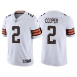 Mens Womens Youth Kids Cleveland Browns #2 Amari Cooper White Vapor Untouchable Limited Stitched Jersey