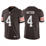 Mens Womens Youth Kids Cleveland Browns #4 Deshaun Watson Brown Vapor Untouchable Limited Stitched Jersey