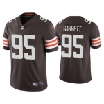 Mens Womens Youth Kids Cleveland Browns #95 Myles Garrett Brown Vapor Untouchable Limited Stitched Jersey