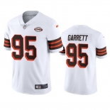 Mens Womens Youth Kids Cleveland Browns #95 Myles Garrett White 1946 Collection Vapor Untouchable Limited Stitched Jersey