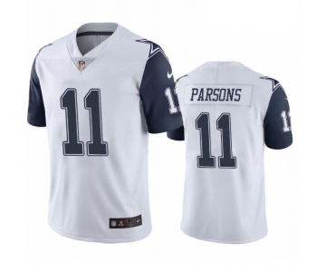 Mens Womens Youth Kids Dallas Cowboys #11 Micah Parsons White Rush Jersey