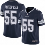 Mens Womens Youth Kids Dallas Cowboys #55 Leighton Vander Esch Navy Blue Stitched NFL Vapor Untouchable Limited Jersey