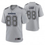 Mens Womens Youth Kids Dallas Cowboys #88 CeeDee Lamb Game Gray Atmosphere Jersey