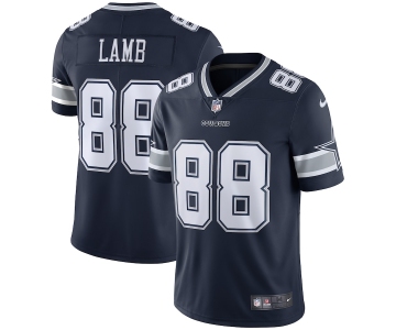 Mens Womens Youth Kids Dallas Cowboys #88 CeeDee Lamb Navy Blue Stitched NFL Vapor Untouchable Limited Jersey